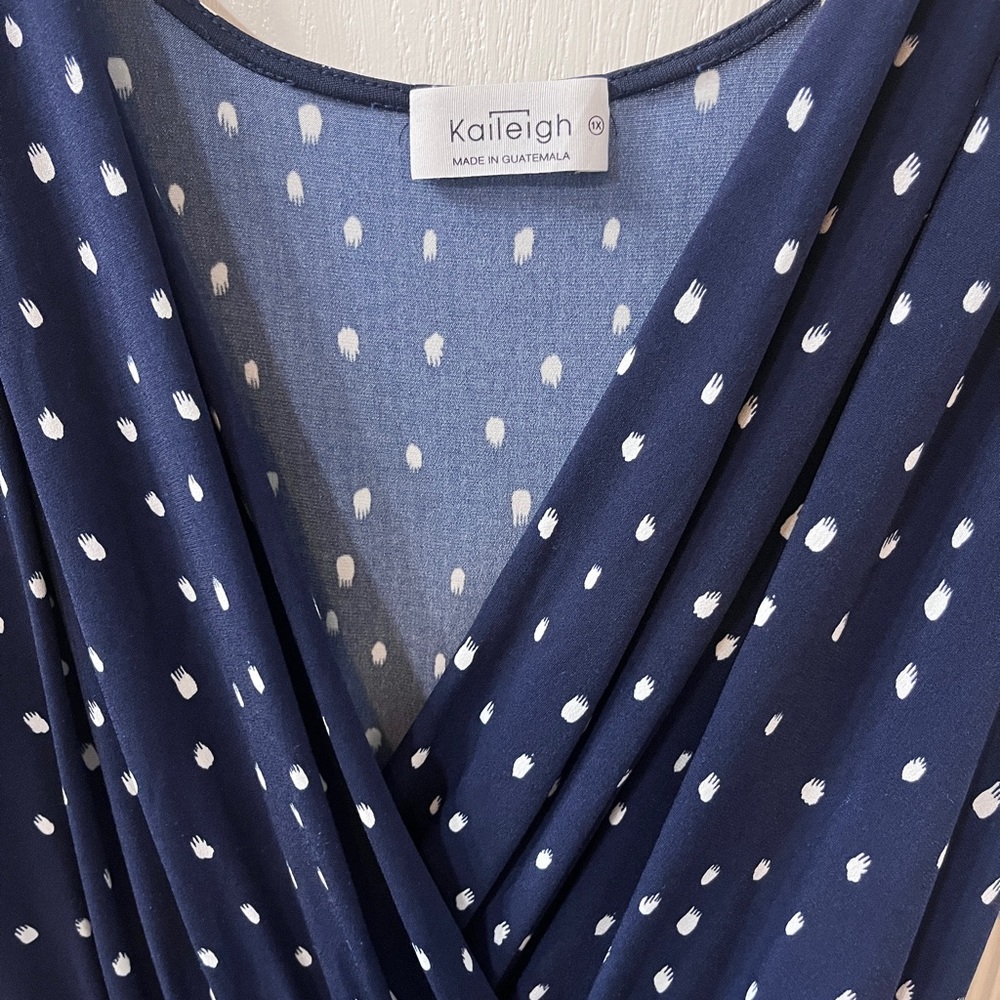 Navy Romper Capri